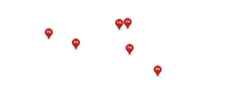 Nos lieux d'interventions